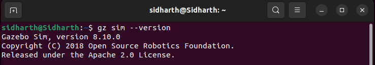 Verify Gazebo Installation