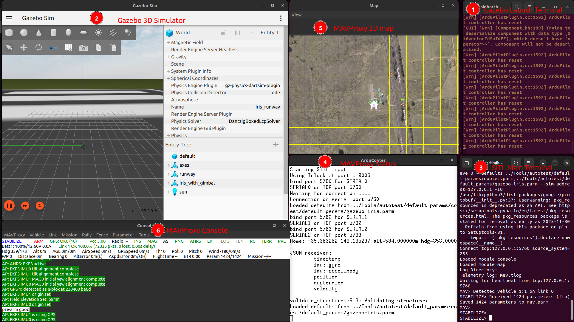 Launch SITL with Gazebo