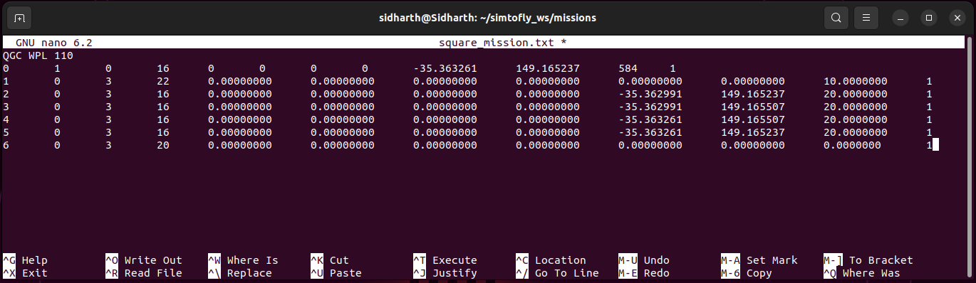 Mission File Created